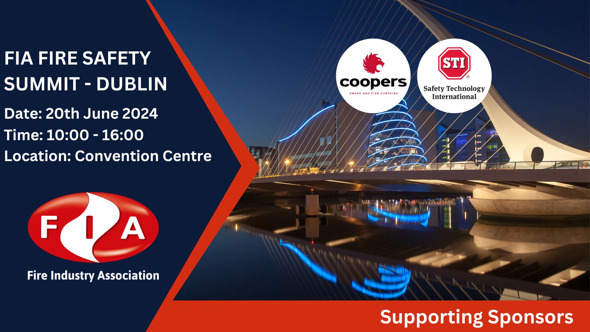 The FIA announces FIA Fire Safety Summit - Dublin