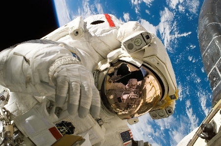 astronaut in space