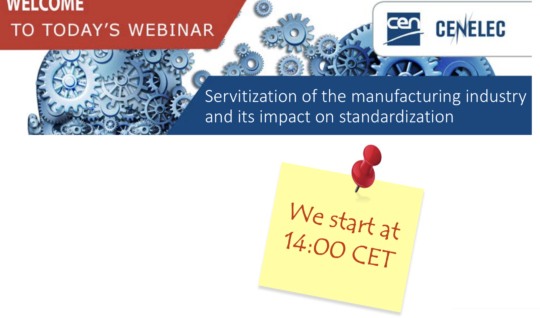 Servitization of the manufacturing industry and its impact on standardization